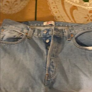 Levi’s 501 button fly jeans
